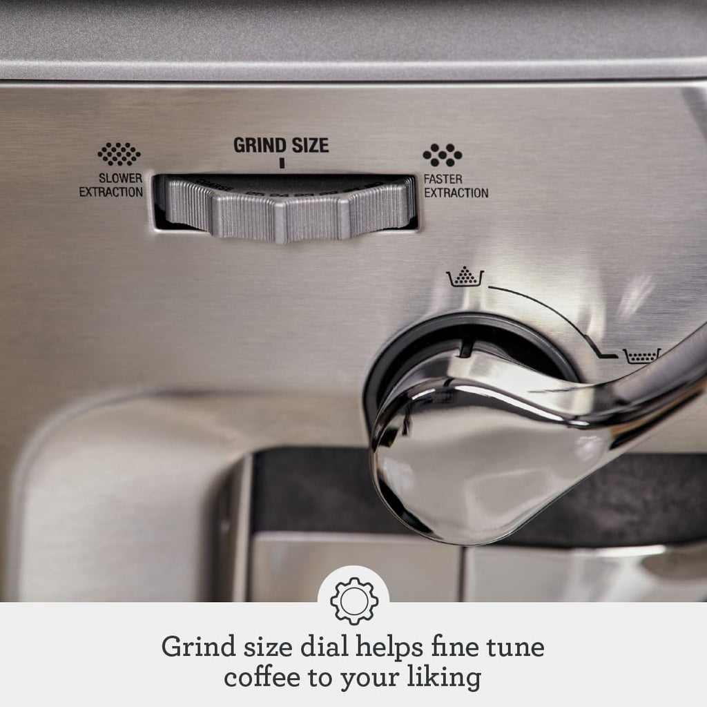 Sage Barista Express, No Temp Control Jug, Brushed Stainless Steel