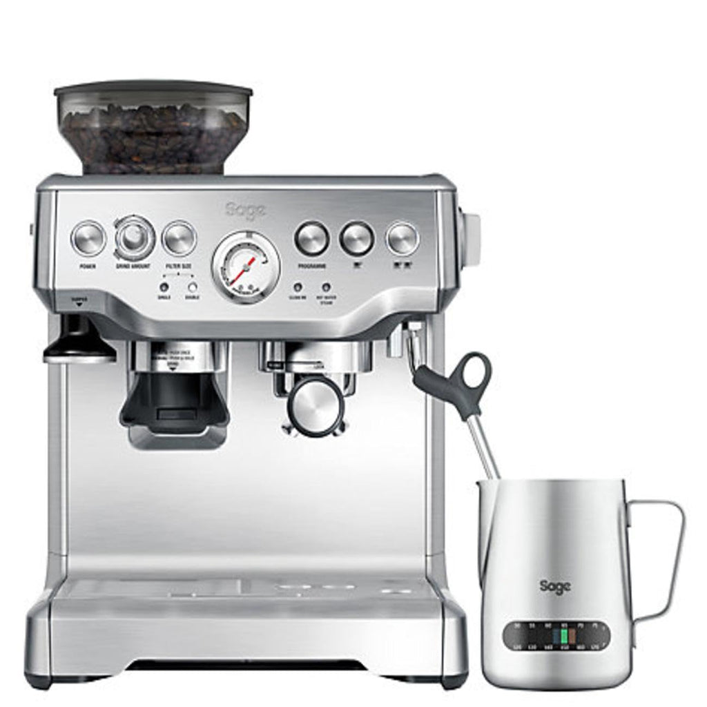 Sage Barista Express, No Temp Control Jug, Brushed Stainless Steel