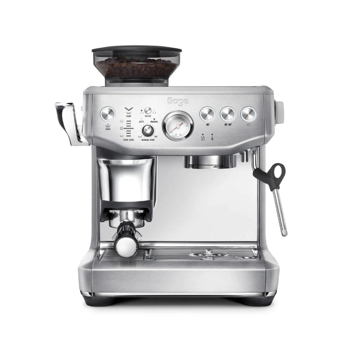 Sage Barista Express, No Temp Control Jug, Brushed Stainless Steel